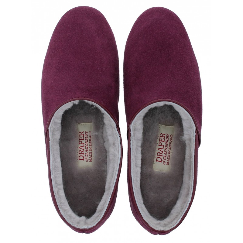 Draper Anton Slippers wine suede